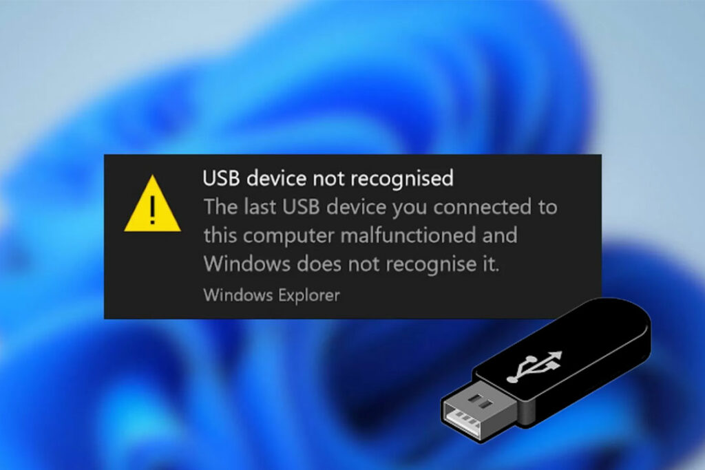 مشکل USB در لپ‌ تاپ | خدمات آیدی 724